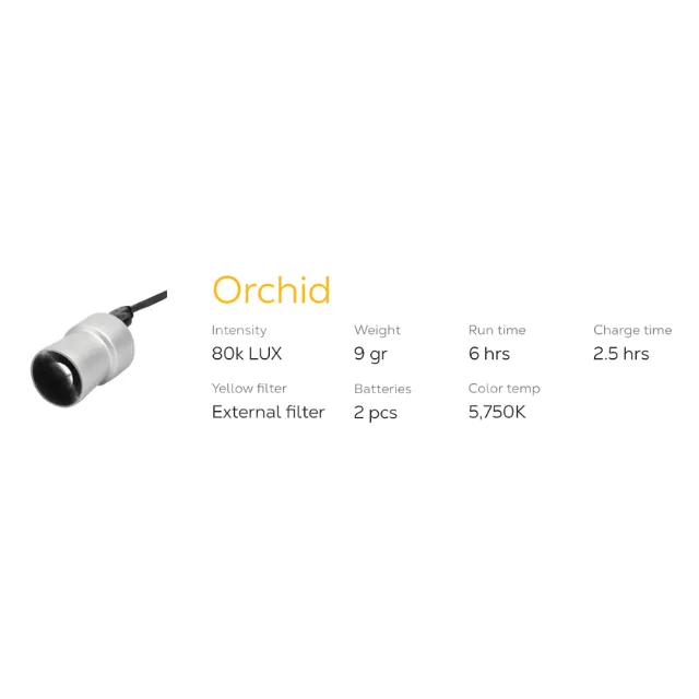 Admetec Orchid Kablolu Işık Kaynağı Seti photo
