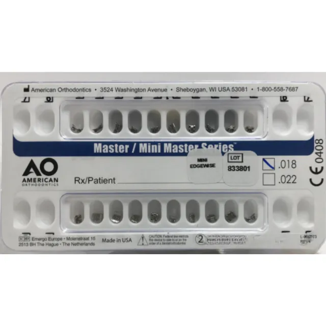 American Orthodontics Mini Master Metal Braket photo