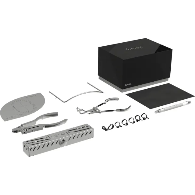 Asa Dental Style Italiano Vision Rubber Dam Set Özel Siyah Seri photo