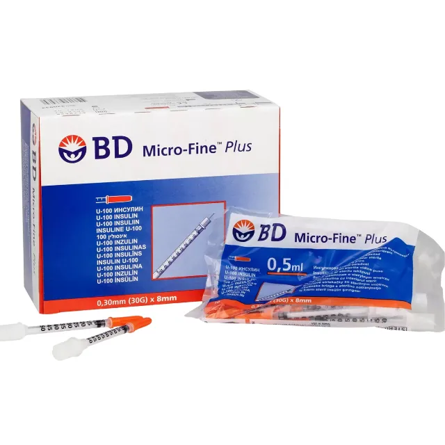 BD 0.5 ML İnsülin Enjektörü 100'lü photo