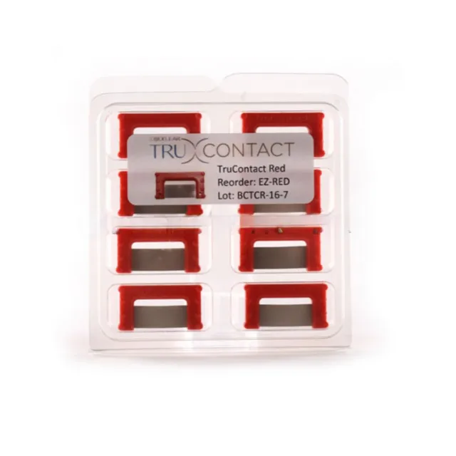 Bioclear TruContact Çift Taraflı Zımpara -  Kırmızı - 8'li Paket photo