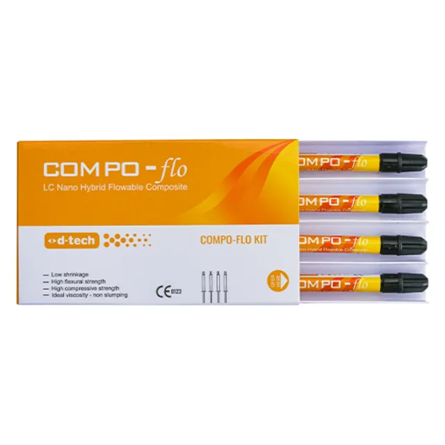 D-Tech Compo Flo LC Nano Hybrid Flowable - Akışkan Kompozit 1 x 2 gr photo
