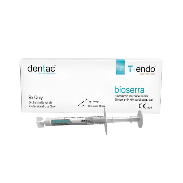 Dentac T-Endo Bioserra 2 g Şırınga 10 Adet Tek Kullanımlık Uç photo