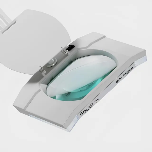 Dental Farm Solar 3X LED Kare Mercekli Lamba 2