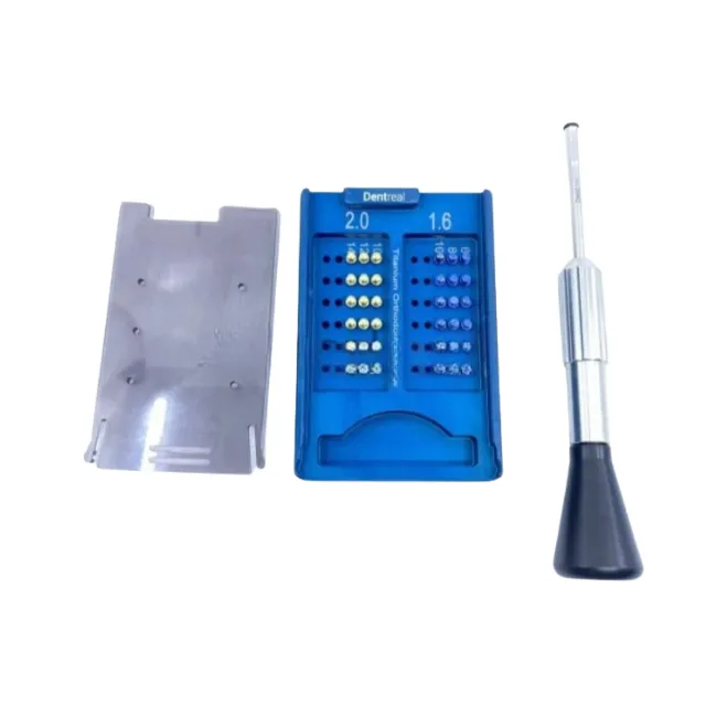 Dentreal Orthofix Titanyum Orthodontik Vida İntro Seti - 2,0 mm Vidalar photo