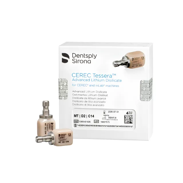 Dentsply Tessera Lityum Disilikat Cad-Cam C14 Blok 4'lü Kutu photo