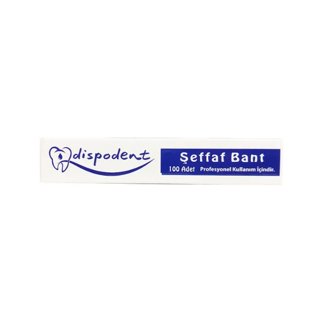 Dispodent Şeffaf Bant 100lü photo