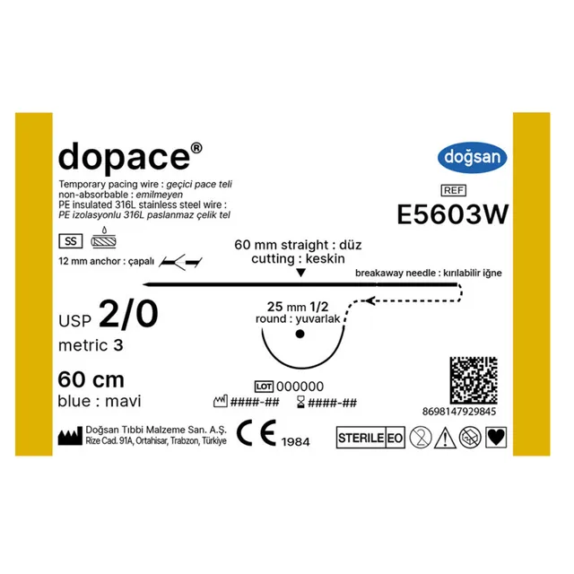Doğsan Dopace 2/0 60 düz(▼)-17 1/2yuv 60cm Çapalı photo