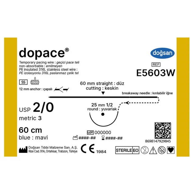 Doğsan Dopace 2/0 60 Düz(▼) 25 1/2 Yuv 60cm photo