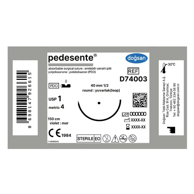 Doğsan Pedesente 1 40 1/2 Yuvarlak(loop) 150cm photo