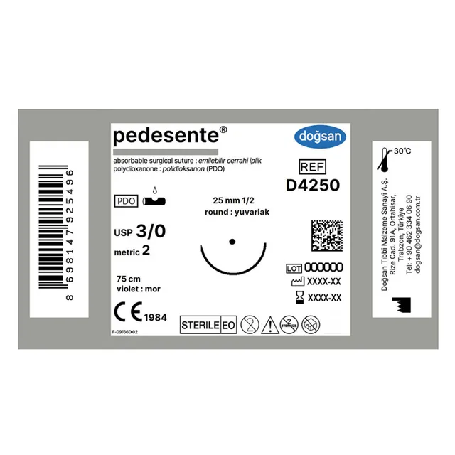 Doğsan Pedesente 3/0 25 1/2 Yuvarlak 75cm photo