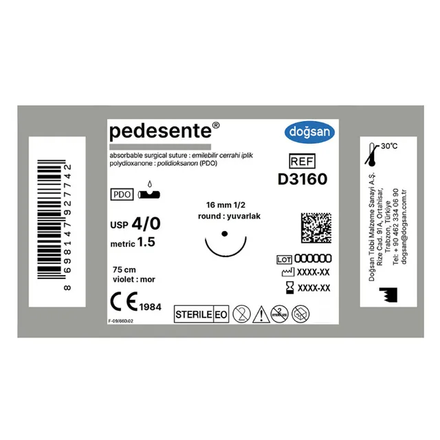 Doğsan Pedesente 4/0 16 1/2 Yuvarlak 75cm photo