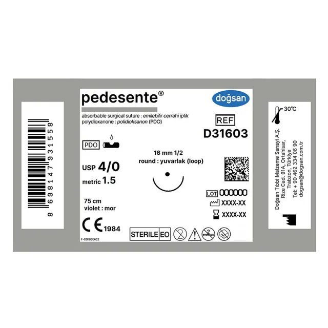 Doğsan Pedesente 4/0 16 1/2 yuv(loop) 75cm photo