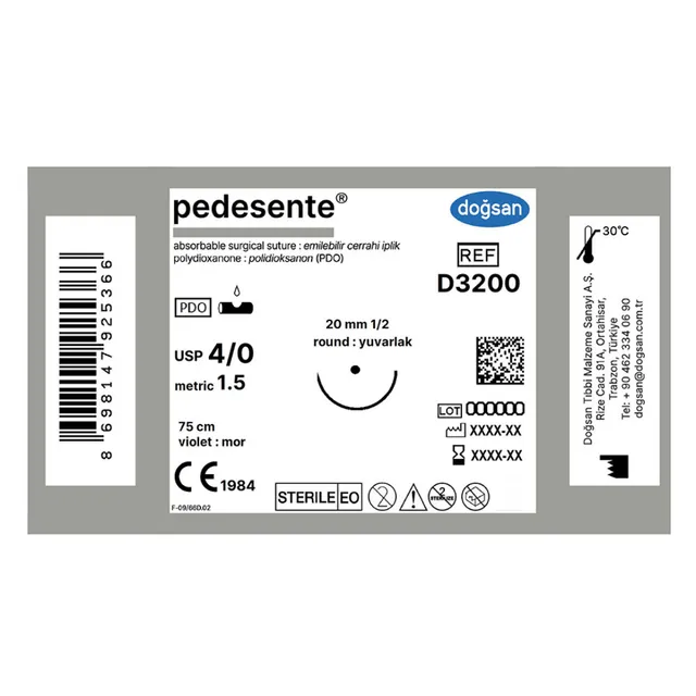 Doğsan Pedesente 4/0 20 1/2 Yuvarlak 75cm photo