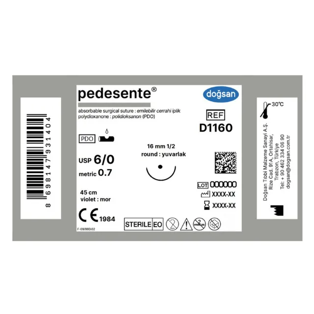 Doğsan Pedesente 6/0 16 1/2 yuv 45cm photo