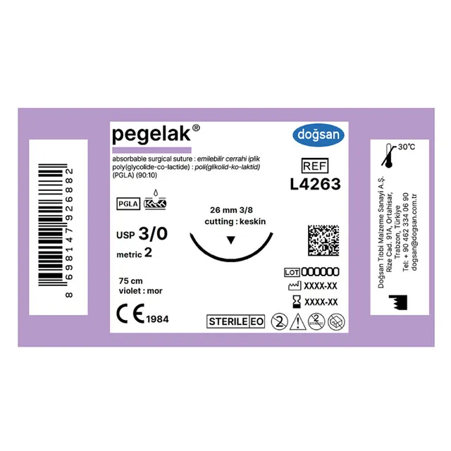 Doğsan Pegelak 3/0 25 3/8 Keskin(▼) 75cm photo