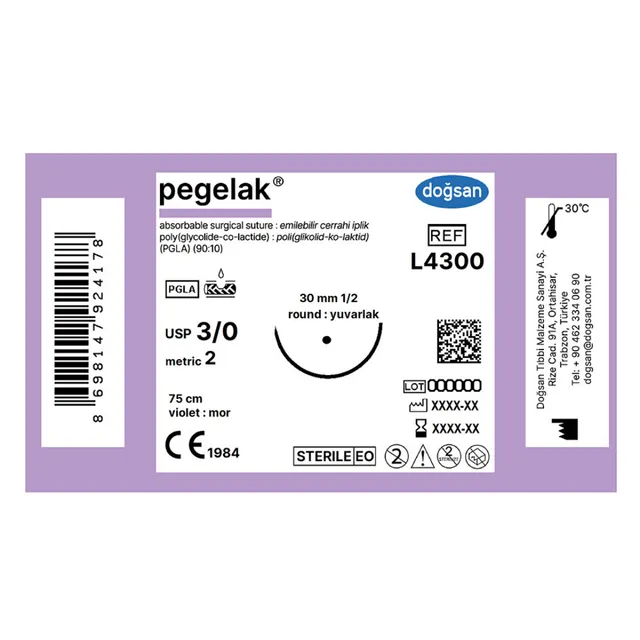 Doğsan Pegelak 3/0 35 3/8 Keskin(▼) 75cm photo