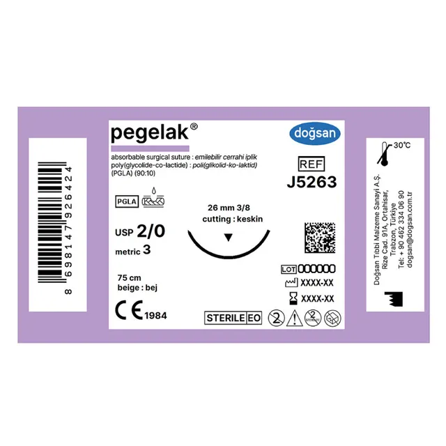 Doğsan Pegelak Bej 2/0 26 3/8 Keskin(▼) 75cm photo