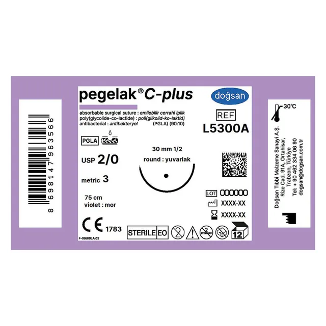 Doğsan Pegelak Plus 2/0 30 1/2 Yuvarlak 75cm photo