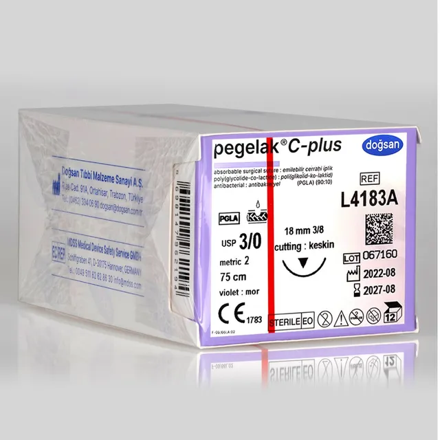 Doğsan Pegelak Plus 3/0 18 3/8 Keskin(▼) 75cm photo