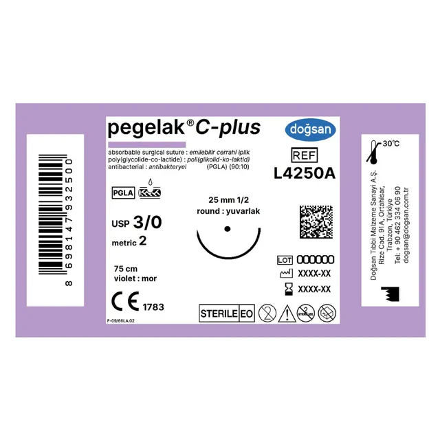 Doğsan Pegelak Plus 3/0 20 1/2 Yuvarlak 75cm photo