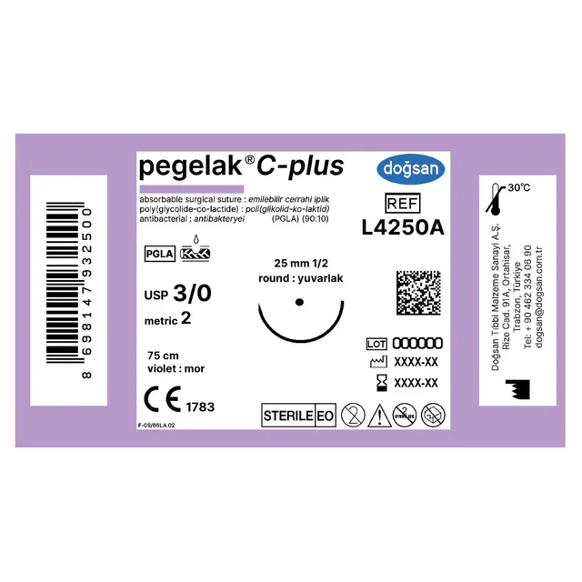 Doğsan Pegelak Plus 3/0 25 1/2 Yuvarlak 75cm photo