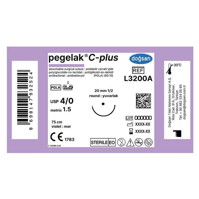 Doğsan Pegelak Plus 4/0 16 1/2 Yuvarlak 75cm photo