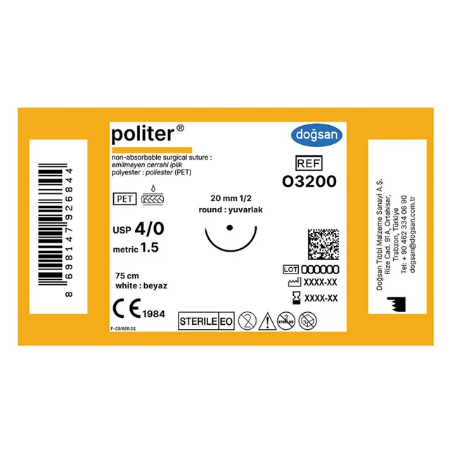 Doğsan Politer 4/0 16 1/2 yuv(çft) 90cm photo