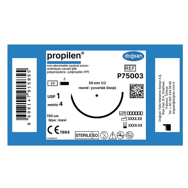 Doğsan Propilen 1 45 1/2 Yuvarlak(loop) 150cm photo