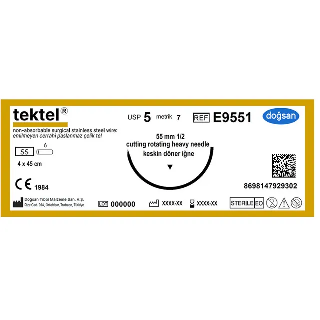 Doğsan Tektel 5 55 1/2 Keskin(▼) Dönen 4x45cm photo