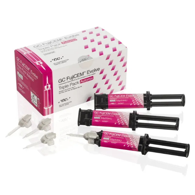 GC Dental Fujicem Evolve Rezin Modifiye Siman 3'lü Automix photo