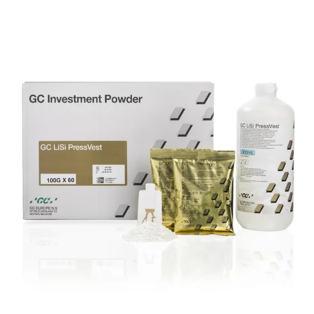 GC Dental Lisi PressVest Revetman Powder 60*100gr + Liquid 900ml photo