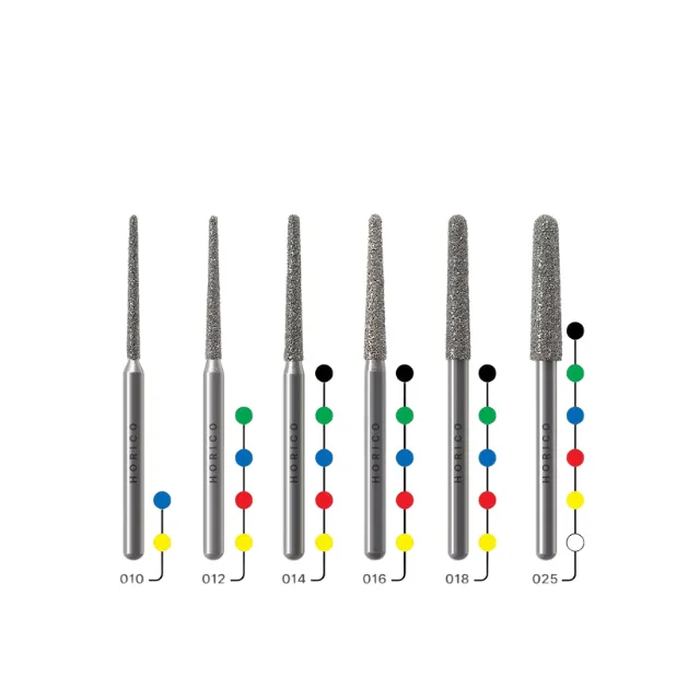 Horico Konik Yuvarlak Uç Frez FG 199 photo