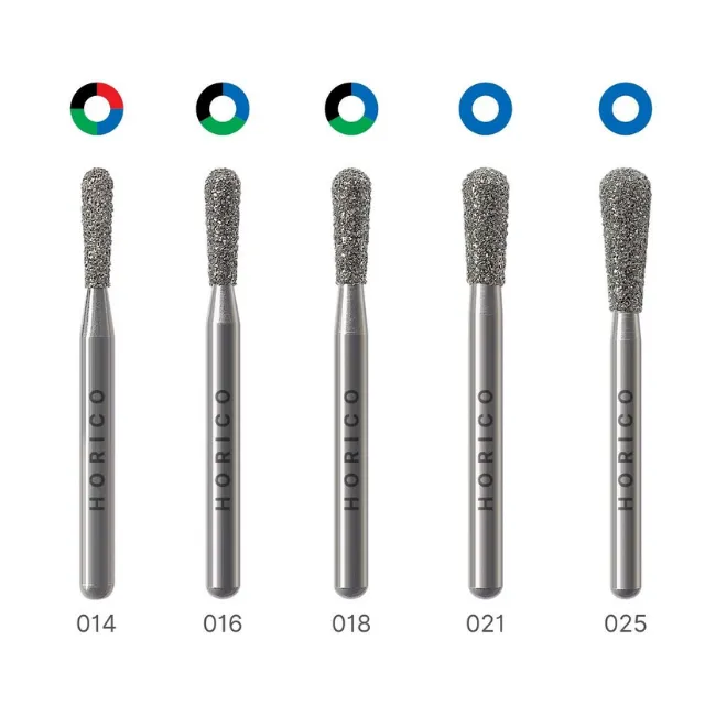 Horico Tersine Konik Ucu Yuvarlak Elmas Frez FG 239 photo