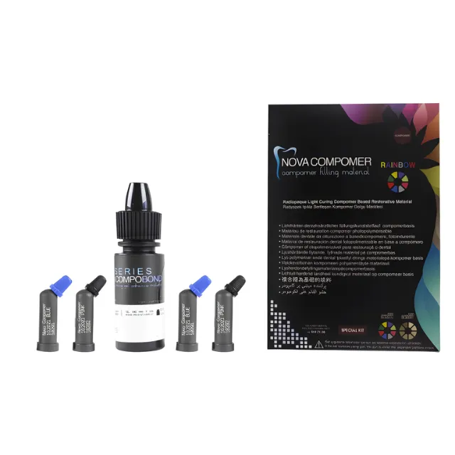 Imicryl Nova Compomer Classic&Rainbow 20'li Kapsül Refil Rainbow  photo
