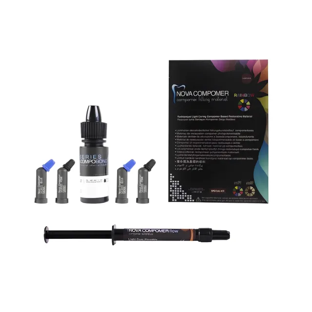 Imicryl Nova Kompomer Classic&Rainbow 20'li Kapsül Refil Rainbow Mavi x 20 photo