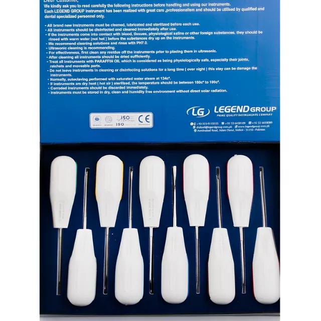 Legend Plastik Saplı Elevatör Set 10lu photo