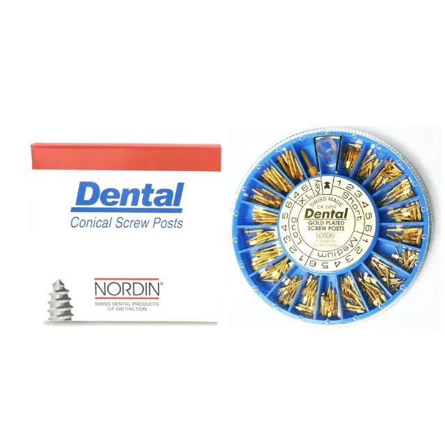Nordin Dental Screw Gold Kök Kanal Pivo Çivisi Set photo