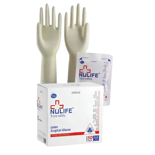 Nulife Lateks Cerrahi Eldiven Pudralı photo