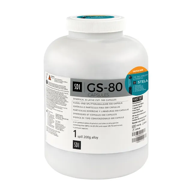 SDI Dental GS-80 Amalgam 50'lik Kapsül %40 Gümüş 1'lik 3
