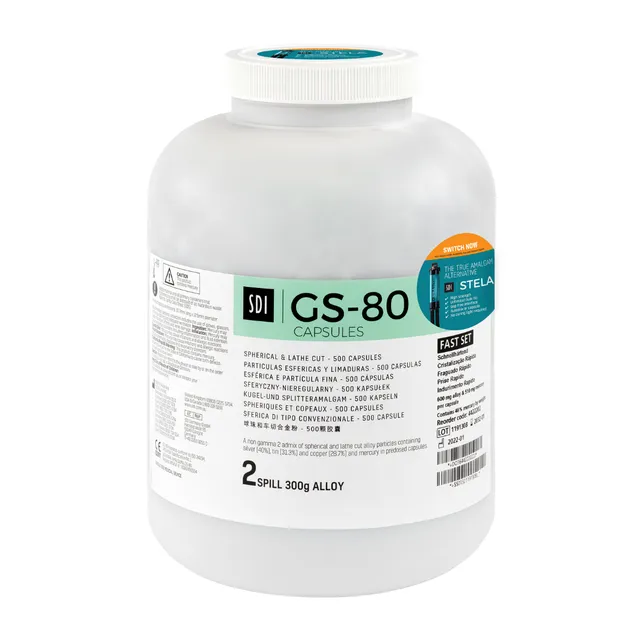 SDI Dental GS-80 Amalgam 50'lik Kapsül %40 Gümüş 2'lik 3