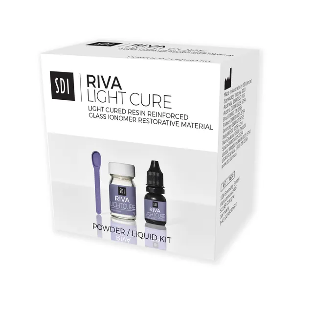 SDI Dental Riva Light Cure HV Işınlı Cam İyonomer Dolgu Materyali (Toz + Likit Set) photo