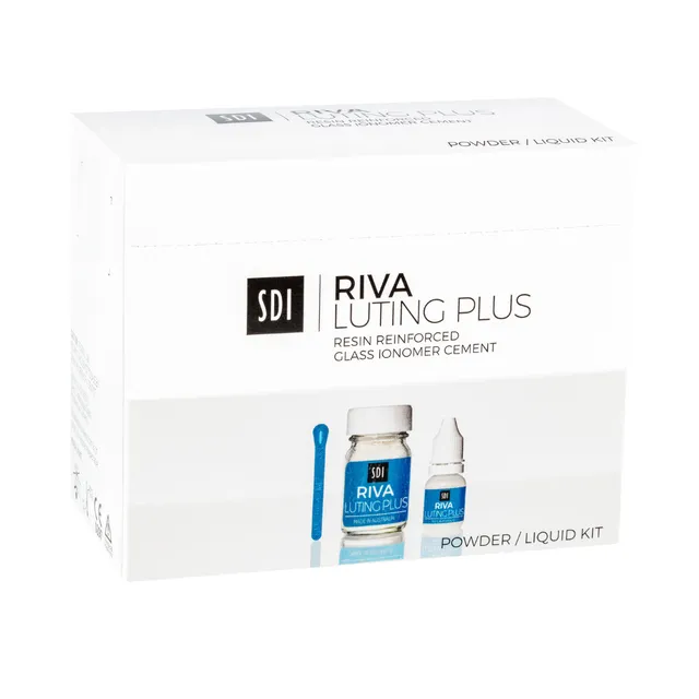 SDI Dental Riva Luting Plus – Rezin Bazlı Cam İyonomer Yapıştırma Simanı (Toz + Likit Set) photo
