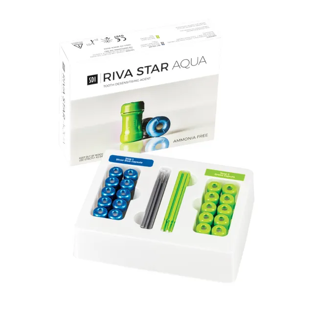 SDI Dental Riva Star Aqua Gümüş Florür ve Hassasiyet Giderici Kapsül Formu photo