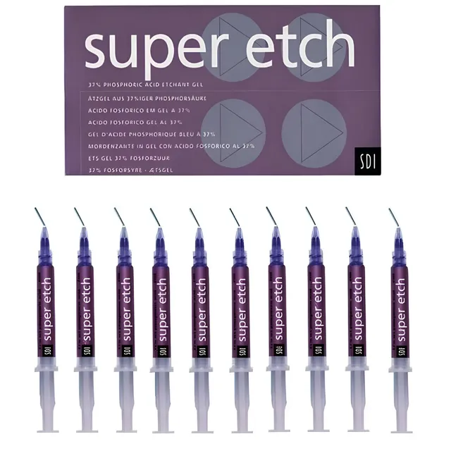 SDI Dental Super Etch Fosforik Asit Jel (10x2 ml Şırınga + Asit Uçları) photo
