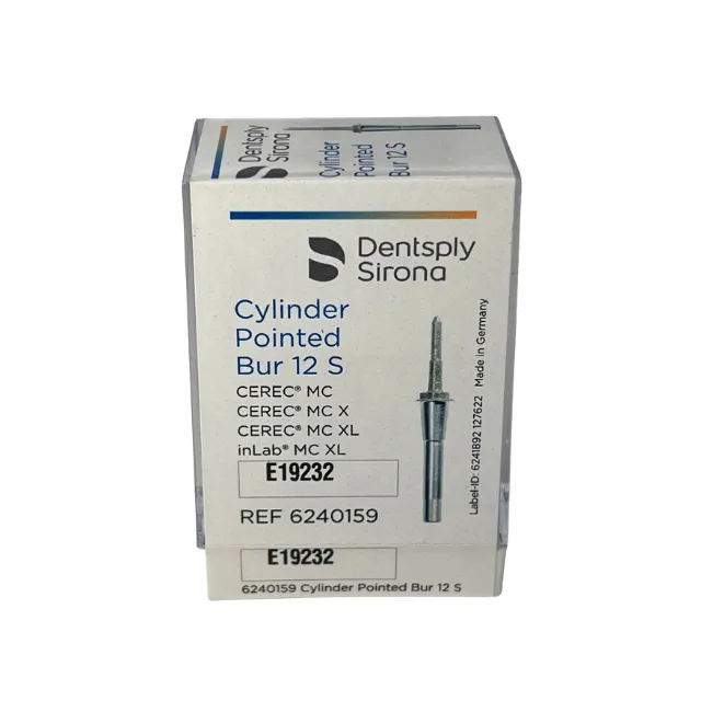 Sirona Cerec MCXL Frez Cylinder Pointed Bur 12 EF 6 lı Kutu photo