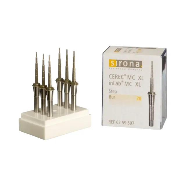 Sirona Cerec MCXL Frez Step Bur 20 6 lı Kutu photo
