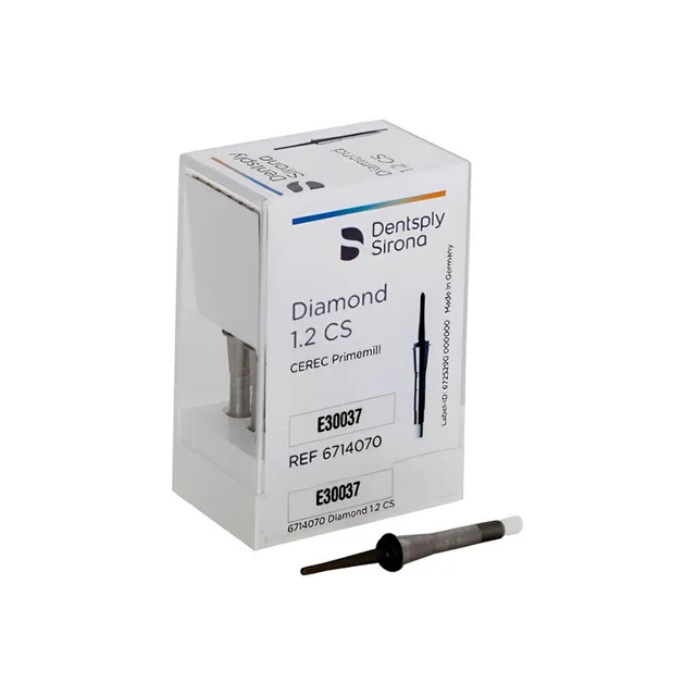 Sirona Cerec Primemill Frez Bur Diamond CS 6'lı Kutu photo