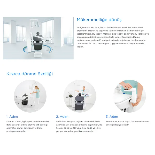 Sirona Intego Ambidextrous Diş Tedavi Ünitesi 3