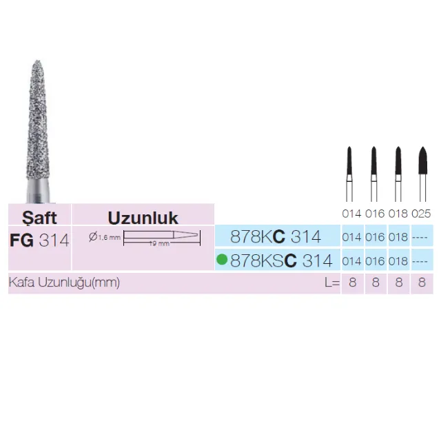 Sunshine 878K Sentetik Elmas Frez 2
